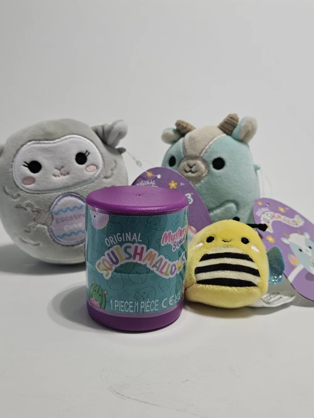 Miniature Squishmallows Olana, Domingo and a Factory Sealed Mystery Squishmallow